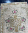 Turkish Mini Rug Oriental Hand Knotted Vintage Rug  1'7'' x  2'6'' #12231