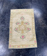 Turkish Mini Rug Oriental Hand Knotted Vintage Rug  1'7'' x  2'6'' #12231