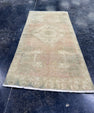 Turkish Mini Rug Oriental Hand Knotted Vintage Rug  1'5'' x  3' #12232