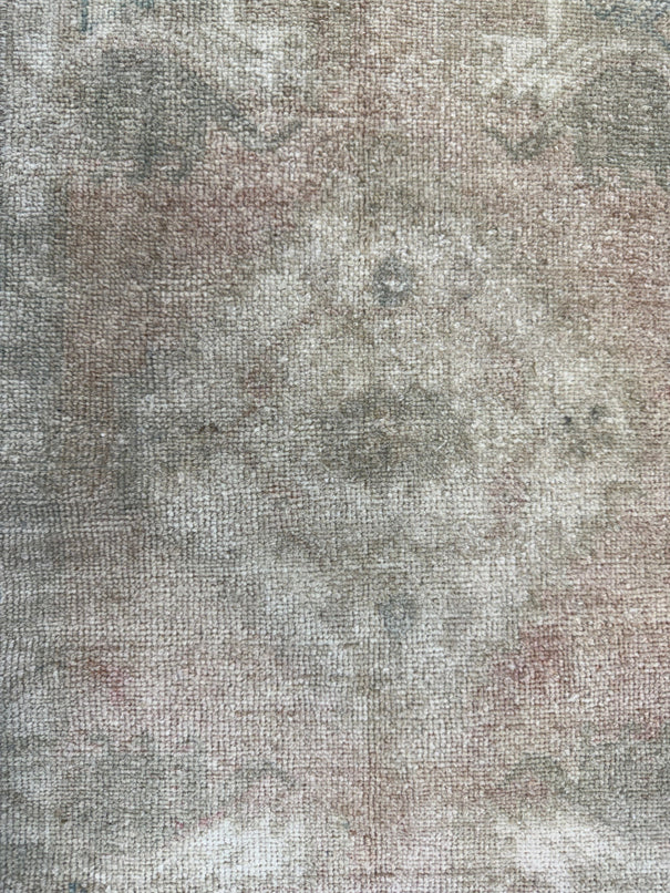 Turkish Mini Rug Oriental Hand Knotted Vintage Rug  1'5'' x  3' #12232