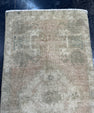 Turkish Mini Rug Oriental Hand Knotted Vintage Rug  1'5'' x  3' #12232