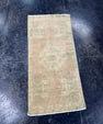 Turkish Mini Rug Oriental Hand Knotted Vintage Rug  1'5'' x  3' #12232