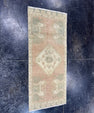 Turkish Mini Rug Oriental Hand Knotted Vintage Rug  1'4'' x  3'3'' #12230