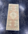 Turkish Mini Rug Oriental Hand Knotted Vintage Rug  1'4'' x  3'3'' #12230