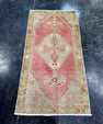 Turkish Mini Rug Oriental Hand Knotted Vintage Rug  1'6'' x  3' #12229