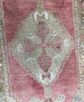 Turkish Mini Rug Oriental Hand Knotted Vintage Rug  1'6'' x  3' #12229