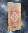 Turkish Mini Rug Oriental Hand Knotted Vintage Rug  1'6'' x  3' #12229