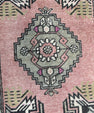 Turkish Mini Rug Oriental Hand Knotted Vintage Rug  1'8'' x  3'4'' #12228