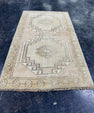 Turkish Mini Rug Oriental Hand Knotted Vintage Rug  1'8'' x  3' #12227