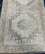 Turkish Mini Rug Oriental Hand Knotted Vintage Rug  1'8'' x  3' #12227