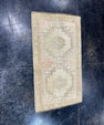 Turkish Mini Rug Oriental Hand Knotted Vintage Rug  1'8'' x  3' #12227