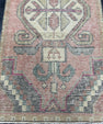 Turkish Mini Rug Oriental Hand Knotted Vintage Rug  1'8'' x  3'4'' #12226