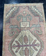 Turkish Mini Rug Oriental Hand Knotted Vintage Rug  1'8'' x  3'4'' #12226