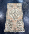 Turkish Mini Rug Oriental Hand Knotted Vintage Rug  1'6'' x  2'10'' #12225