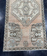 Turkish Mini Rug Oriental Hand Knotted Vintage Rug  1'6'' x  2'10'' #12225