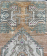 Turkish Mini Rug Oriental Hand Knotted Vintage Rug  1'5'' x  3' #12224