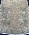 Turkish Mini Rug Oriental Hand Knotted Vintage Rug  1'5'' x  3'4'' #12221