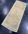 Turkish Mini Rug Oriental Hand Knotted Vintage Rug  1'5'' x  3'4'' #12221