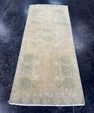 Turkish Mini Rug Oriental Hand Knotted Vintage Rug  1'5'' x  3'4'' #12221