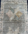 Turkish Mini Rug Oriental Hand Knotted Vintage Rug  1'4'' x  3'4'' #12223