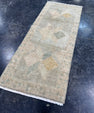 Turkish Mini Rug Oriental Hand Knotted Vintage Rug  1'4'' x  3'4'' #12223