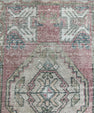 Turkish Mini Rug Oriental Hand Knotted Vintage Rug  1'6'' x  3' #12219