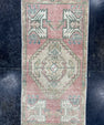 Turkish Mini Rug Oriental Hand Knotted Vintage Rug  1'6'' x  3' #12219