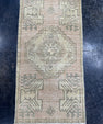 Turkish Mini Rug Oriental Hand Knotted Vintage Rug  1'6'' x  2'11'' #12218