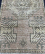 Turkish Mini Rug Oriental Hand Knotted Vintage Rug  1'6'' x  2'11'' #12218