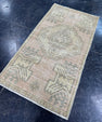 Turkish Mini Rug Oriental Hand Knotted Vintage Rug  1'6'' x  2'11'' #12218