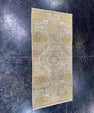 Turkish Mini Rug Oriental Hand Knotted Vintage Rug  1'6'' x  3'1'' #12217