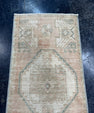 Turkish Mini Rug Oriental Hand Knotted Vintage Rug  1'5'' x  2'11'' #12216