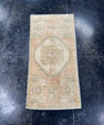 Turkish Mini Rug Oriental Hand Knotted Vintage Rug  1'5'' x  2'11'' #12216