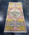 Turkish Mini Rug Oriental Hand Knotted Vintage Rug  1'7'' x  3'3'' #12214
