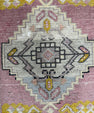 Turkish Mini Rug Oriental Hand Knotted Vintage Rug  1'7'' x  3'3'' #12214
