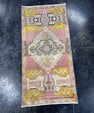 Turkish Mini Rug Oriental Hand Knotted Vintage Rug  1'7'' x  3'3'' #12214