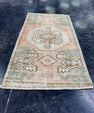 Turkish Mini Rug Oriental Hand Knotted Vintage Rug  1'6'' x  2'8'' #12213