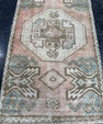 Turkish Mini Rug Oriental Hand Knotted Vintage Rug  1'6'' x  2'8'' #12213