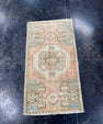 Turkish Mini Rug Oriental Hand Knotted Vintage Rug  1'6'' x  2'8'' #12213