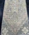Turkish Mini Rug Oriental Hand Knotted Vintage Rug  1'5'' x  3'2'' #12212