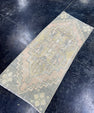 Turkish Mini Rug Oriental Hand Knotted Vintage Rug  1'5'' x  3'2'' #12212
