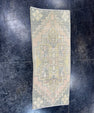 Turkish Mini Rug Oriental Hand Knotted Vintage Rug  1'5'' x  3'2'' #12212