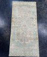 Turkish Mini Rug Oriental Hand Knotted Vintage Rug  1'7'' x  3'4'' #12209