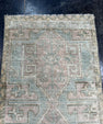 Turkish Mini Rug Oriental Hand Knotted Vintage Rug  1'7'' x  3'4'' #12209