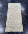 Turkish Mini Rug Oriental Hand Knotted Vintage Rug  1'7'' x  3'4'' #12209