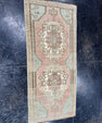 Turkish Mini Rug Oriental Hand Knotted Vintage Rug  1'6'' x  3'5'' #12210