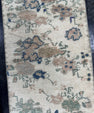 Turkish Mini Rug Oriental Hand Knotted Vintage Rug  1'6'' x  3'2'' #12208