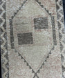 Turkish Mini Rug Oriental Hand Knotted Vintage Rug  1'8'' x  3'2'' #12205