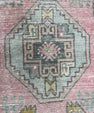Turkish Mini Rug Oriental Hand Knotted Vintage Rug  1'7'' x  3'2'' #12207