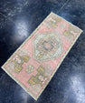 Turkish Mini Rug Oriental Hand Knotted Vintage Rug  1'7'' x  3'2'' #12207